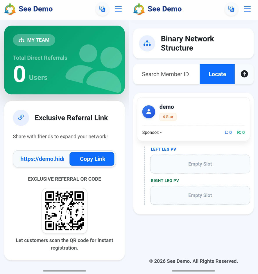 中英繁三语双轨多级别带商城和转盘系统前台截图